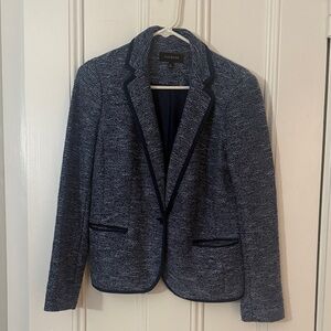 Talbots Women’s Navy Tweed Blazer